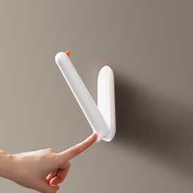 无痕晾衣架收纳免打孔家用挂壁折叠晾晒防滑多功能挂衣架