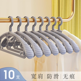 衣架家用挂衣晾衣服晒衣撑收纳宽肩衣架防滑挂衣无痕