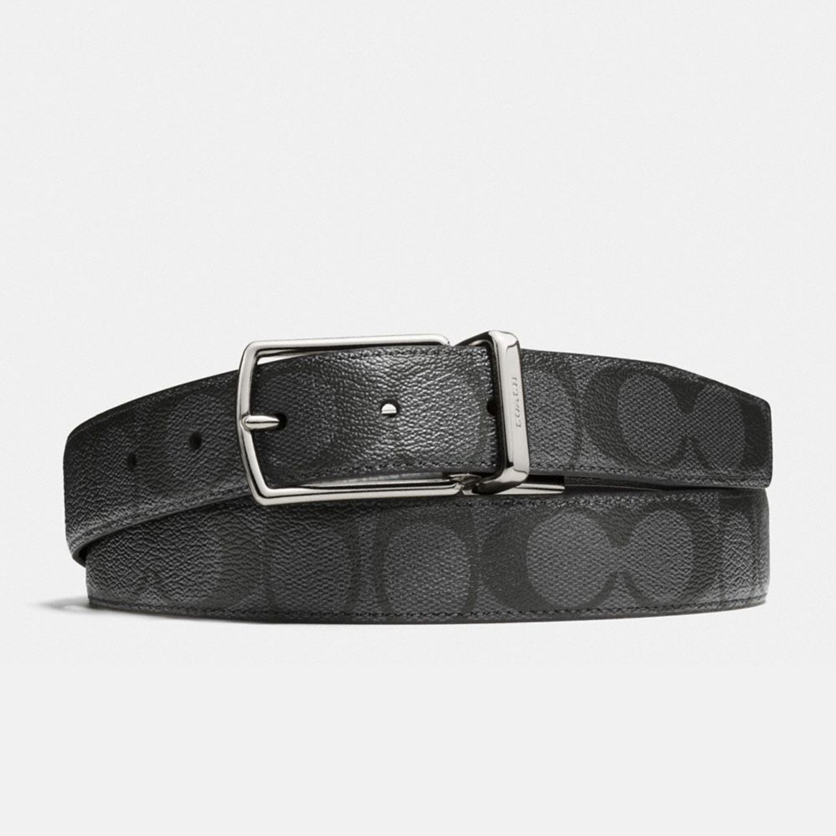 COACH 【全国联保】蔻驰通勤商务百搭老花针扣腰带64825CQBK