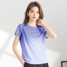 【时尚透气】渐变色短袖T恤女士夏季运动上衣宽松显瘦休闲女士T