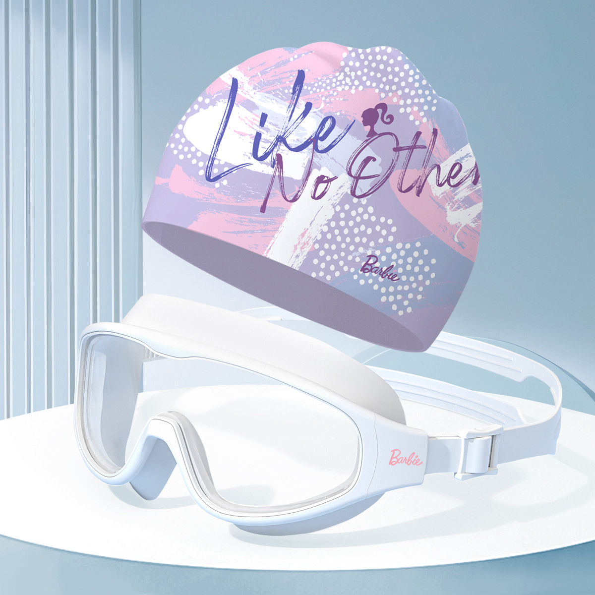 泳镜+泳帽套装女高清防雾防水成人游泳眼镜贴合舒适专业潜水装备