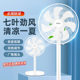 风扇3005家用立式落地扇七叶摇头强风卧室宿舍大风量电风扇