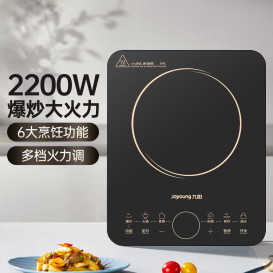 电磁炉家用2200W大功率多功能黑晶面板多档控火N411