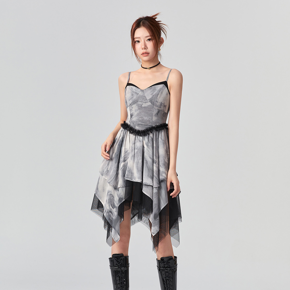 凡兔外套国风连衣裙套装女春季【上下装分开拍】