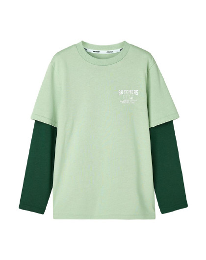 【弹力速干长袖t恤】春秋儿童长袖t恤男女童圆领长袖