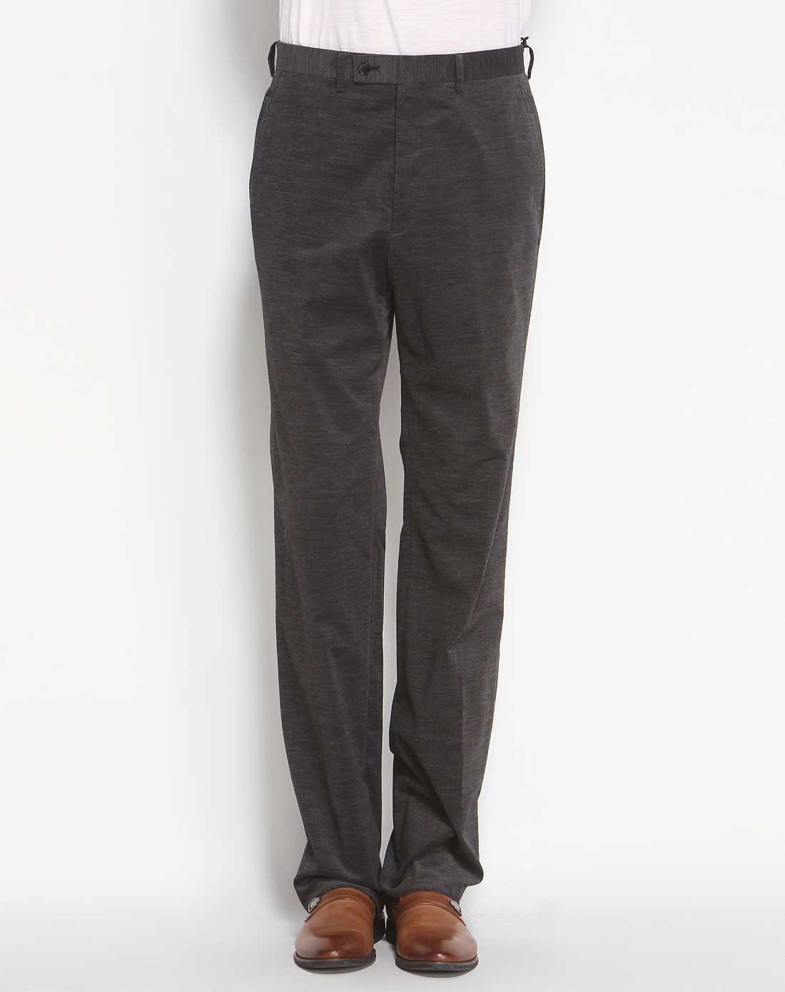 炭灰色大气成熟长西裤