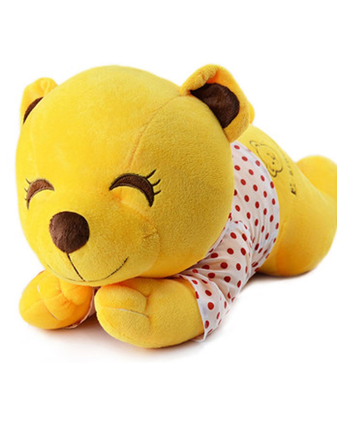 中性黄色微笑小熊60cm