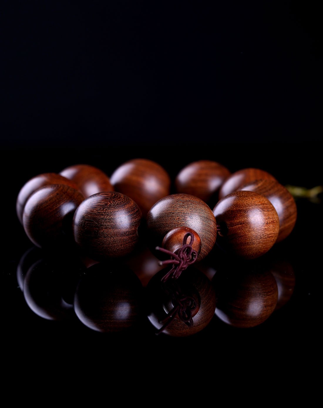 天然金丝檀木串珠手串25mm