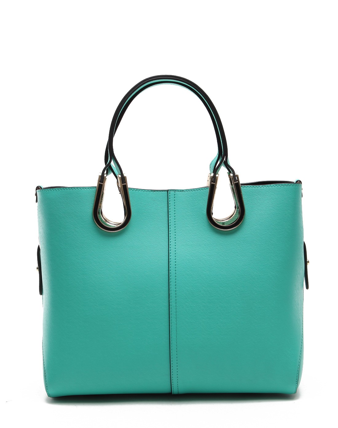 女款青色牛皮手提包