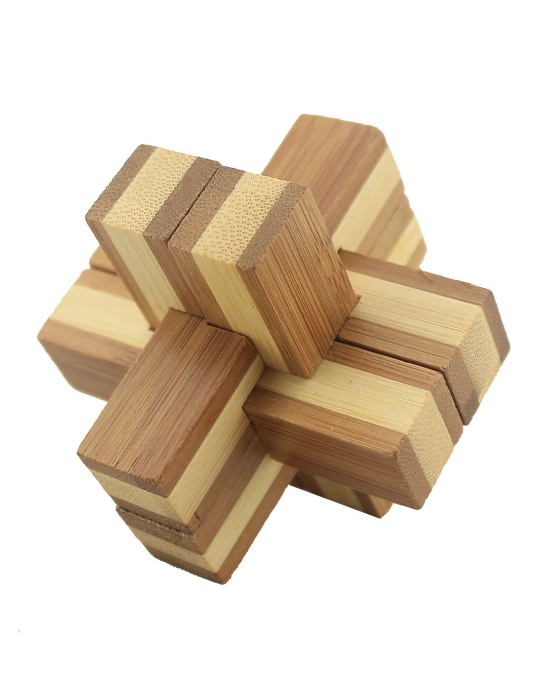 米米智玩竹制六通孔明锁