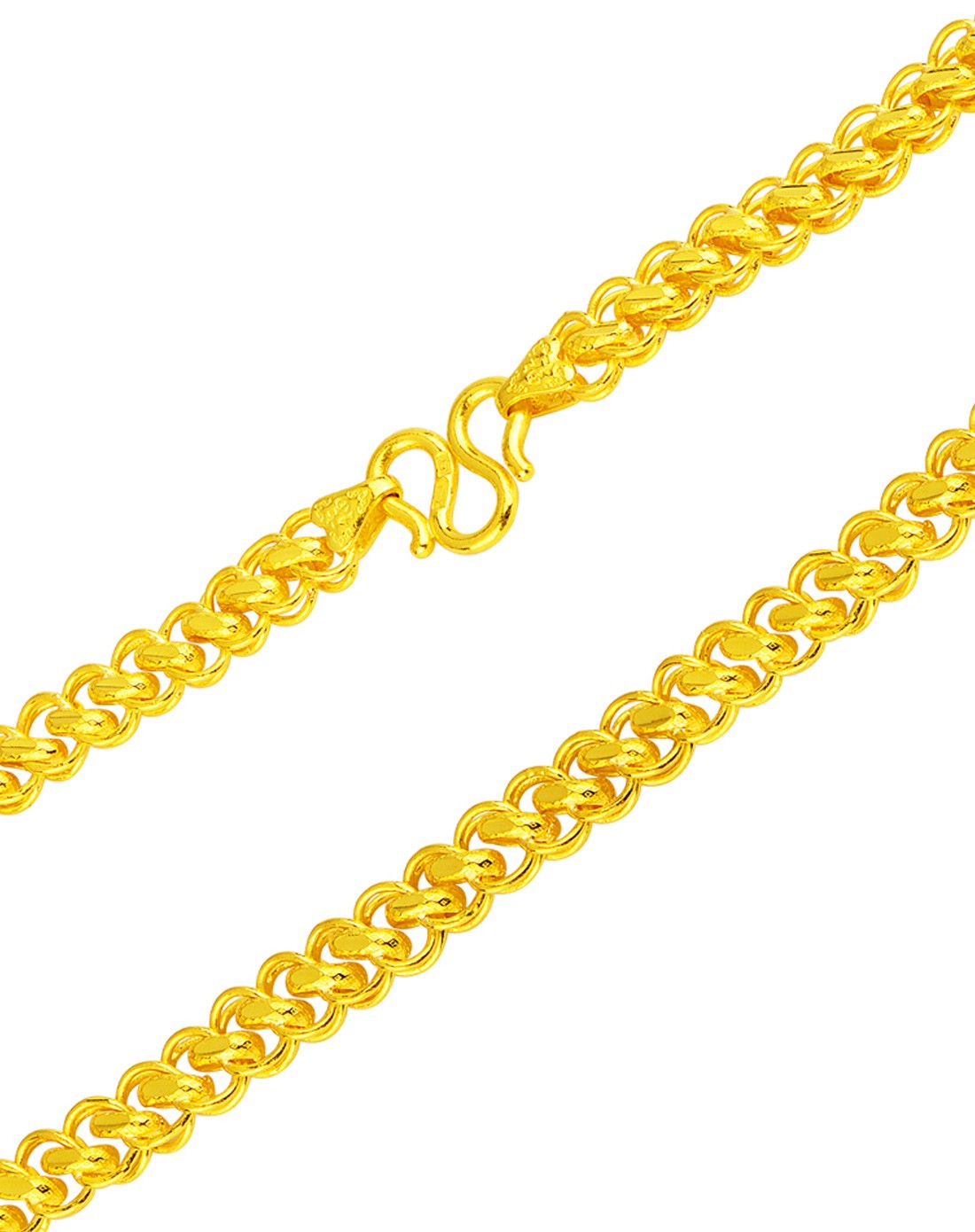 足金黄金项链0103055男士颈链泰国链6335克