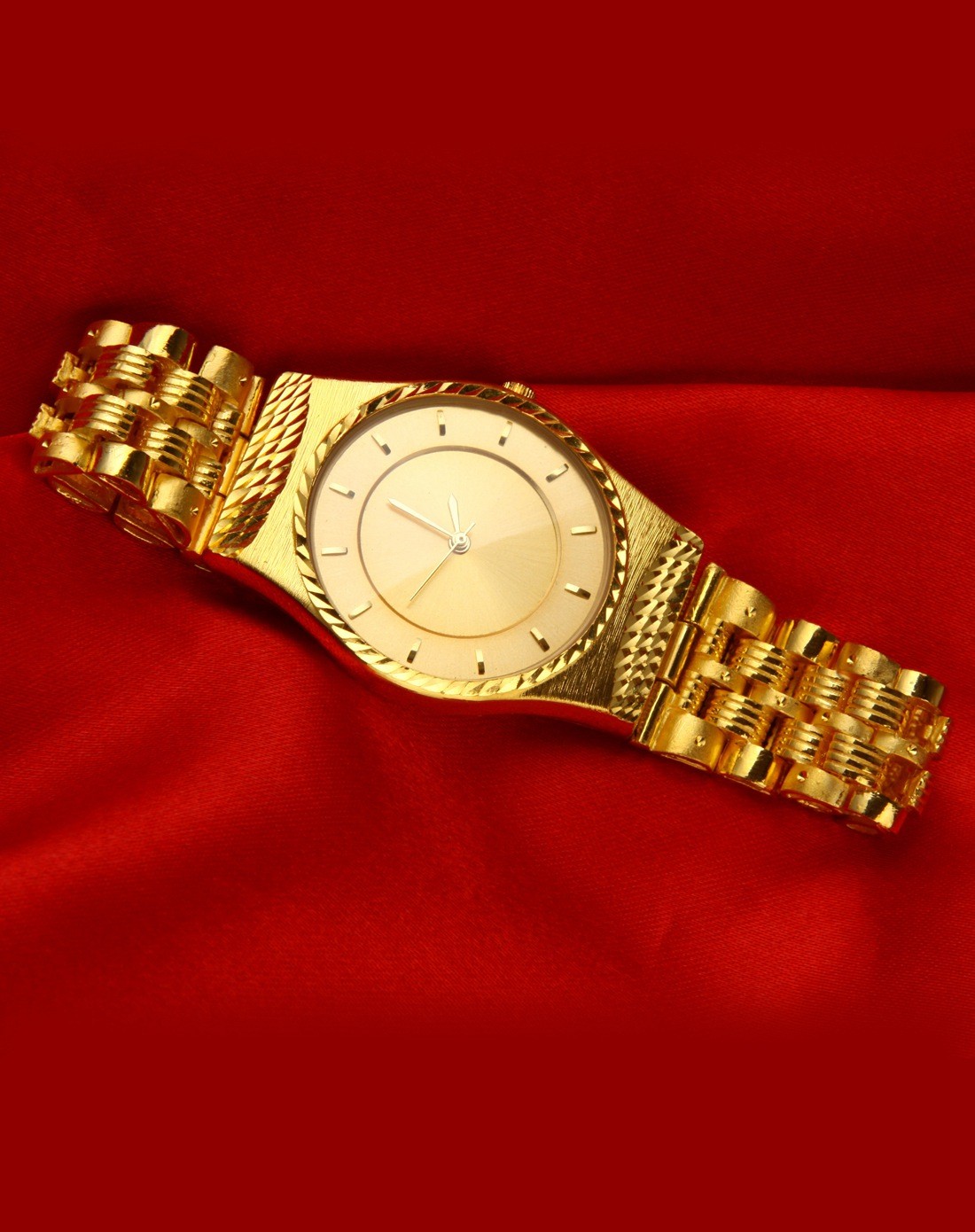 土豪金系列千足金黄金贵族手表 极度奢华女腕表