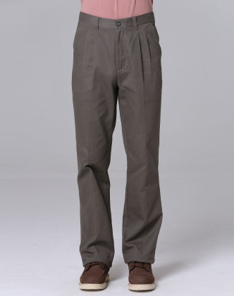 灰褐色商务斯文大方休闲长裤