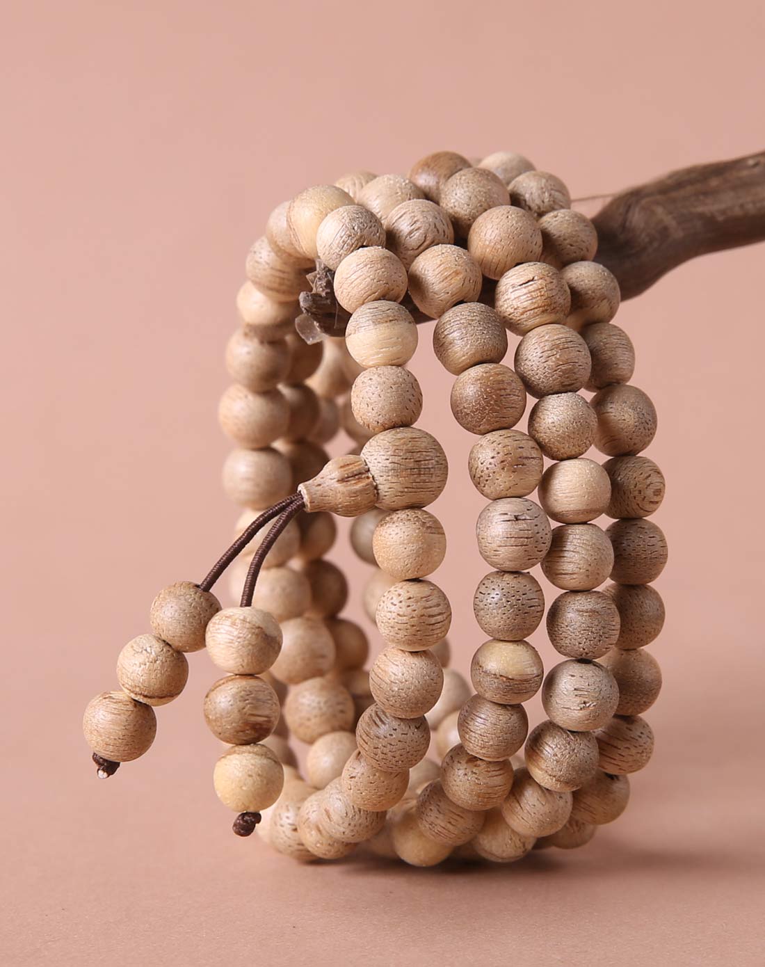 越南雅香白木沉沉香佛珠念珠6mm