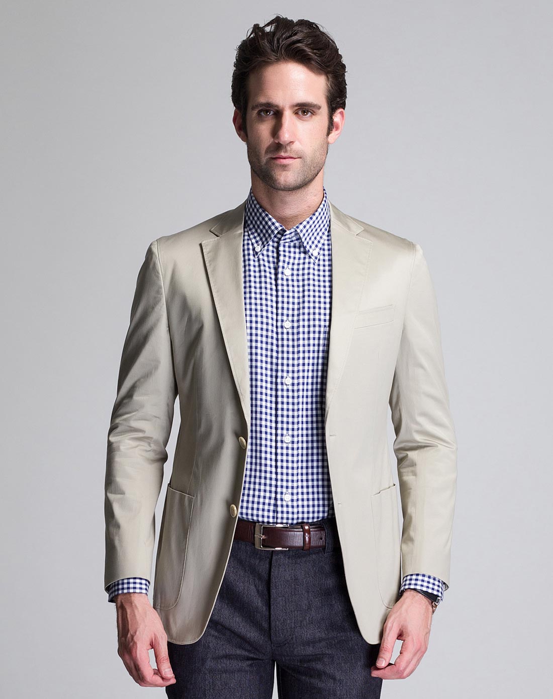 男米色典雅商务休闲西服