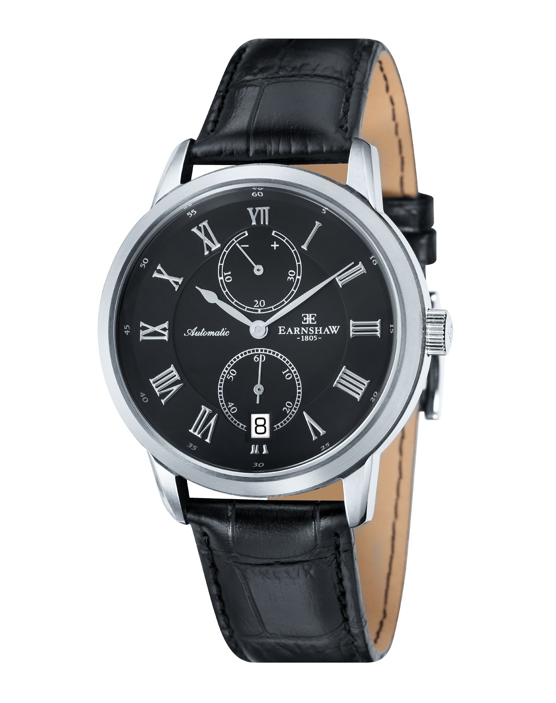 thomas earnshaw 大法官系列双眼动能存储机械男表