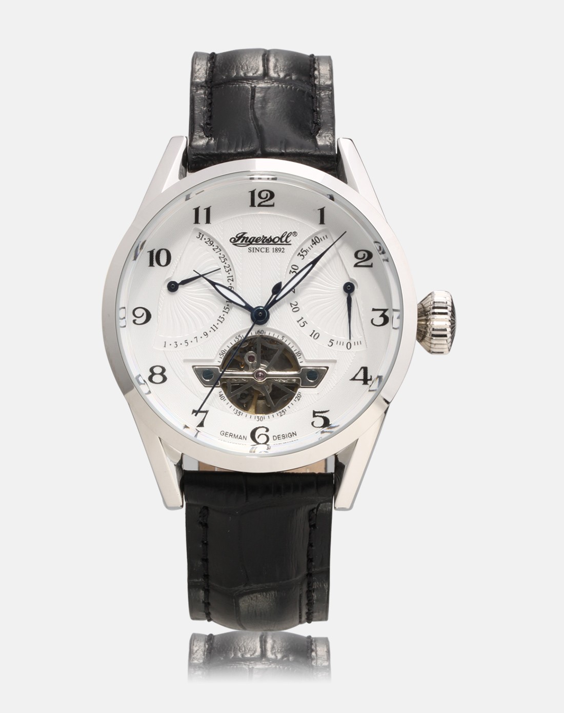 德国设计英格索尔ingersoll商务休闲男款机械表