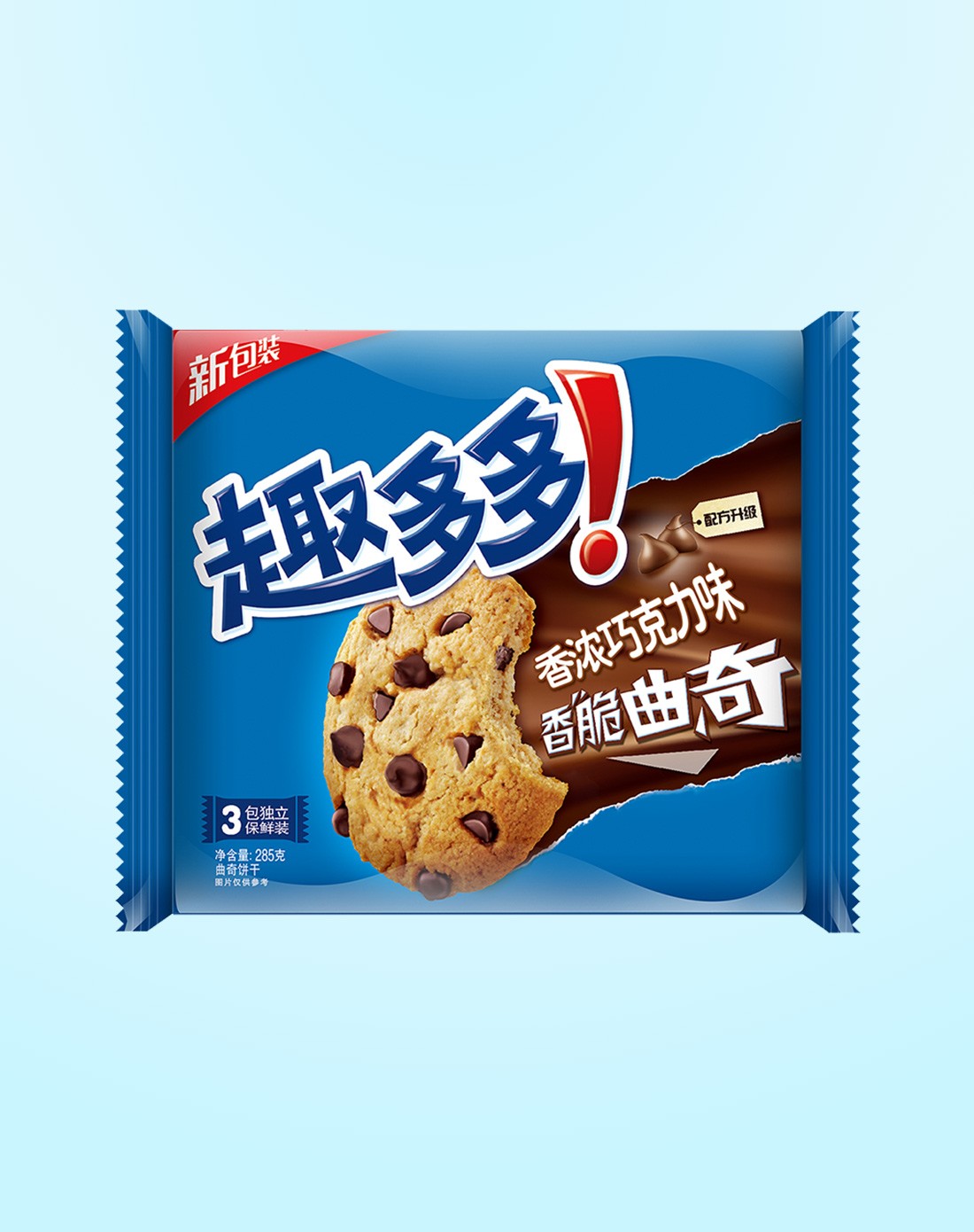 趣多多迷你曲奇原味家庭装285g两件起售