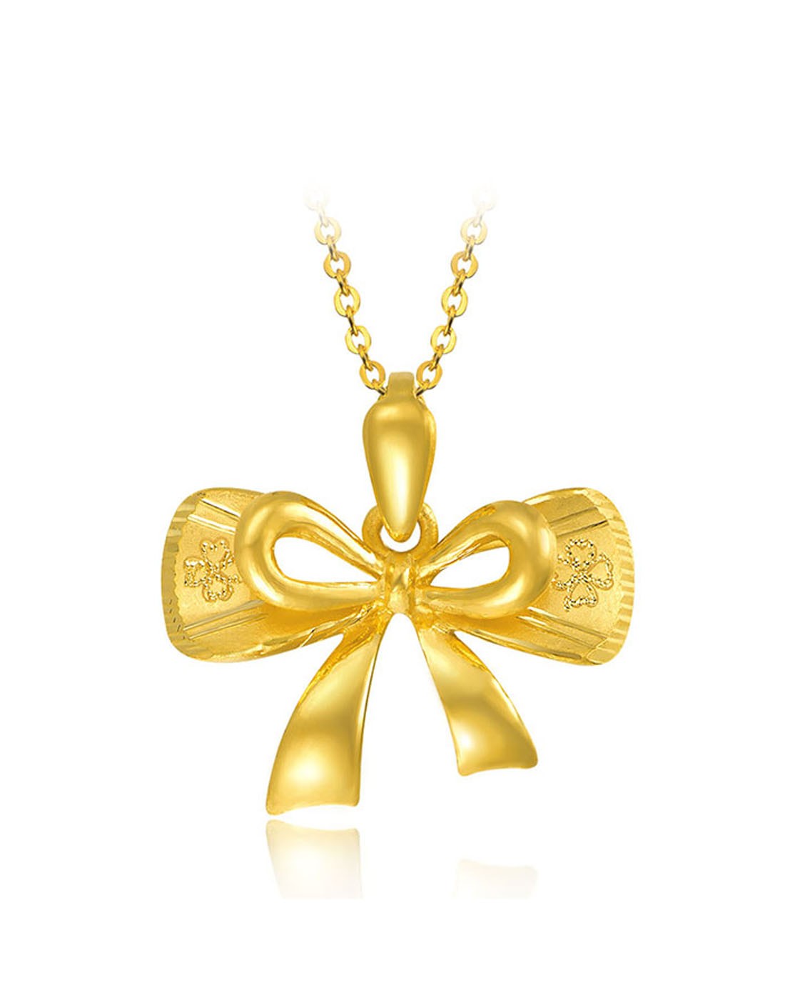 千足金蝴蝶礼节挂件