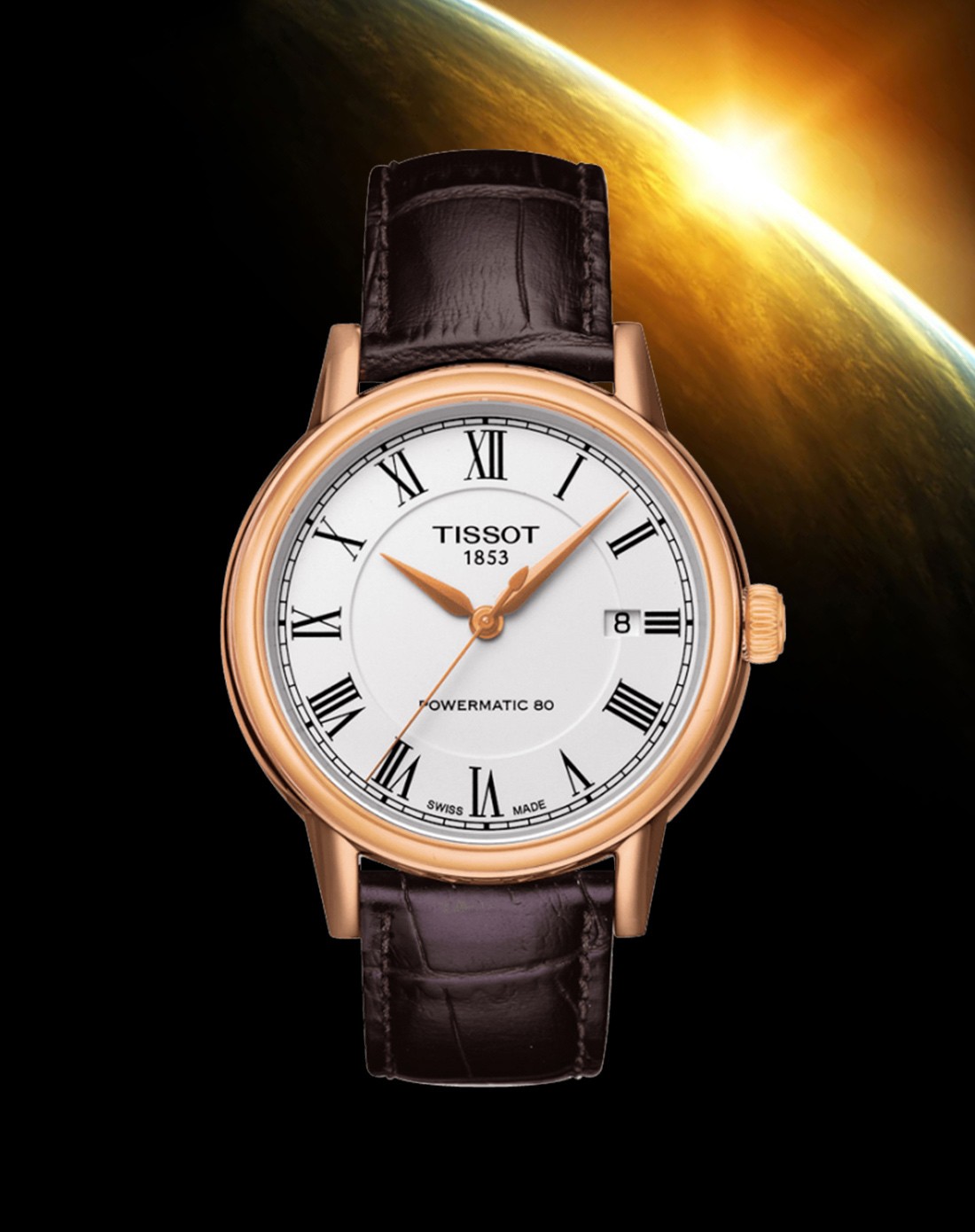 卡森系列机械男表t0854073601300