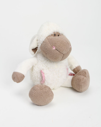 白色可爱羊公仔