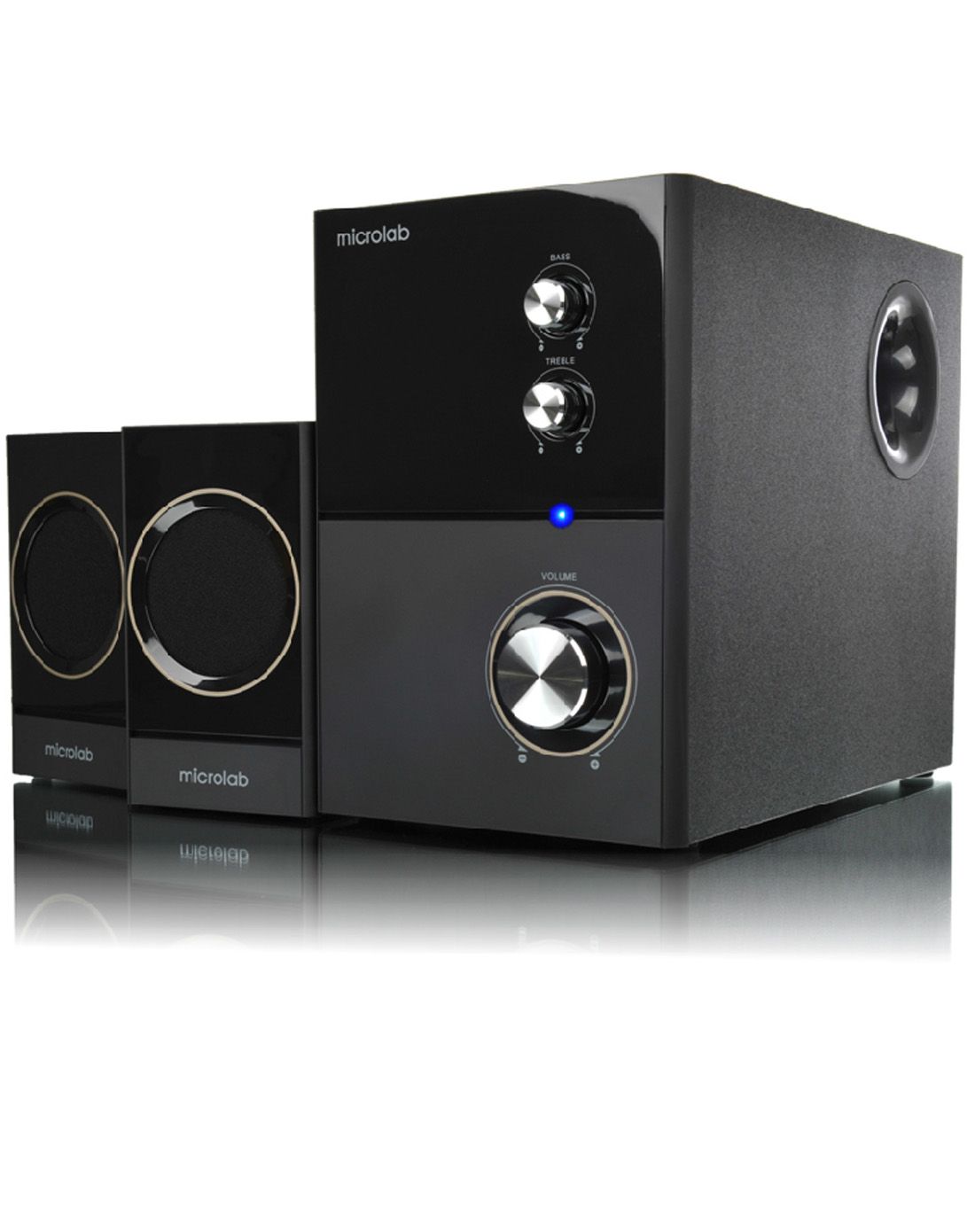 麦博多媒体音箱黑色