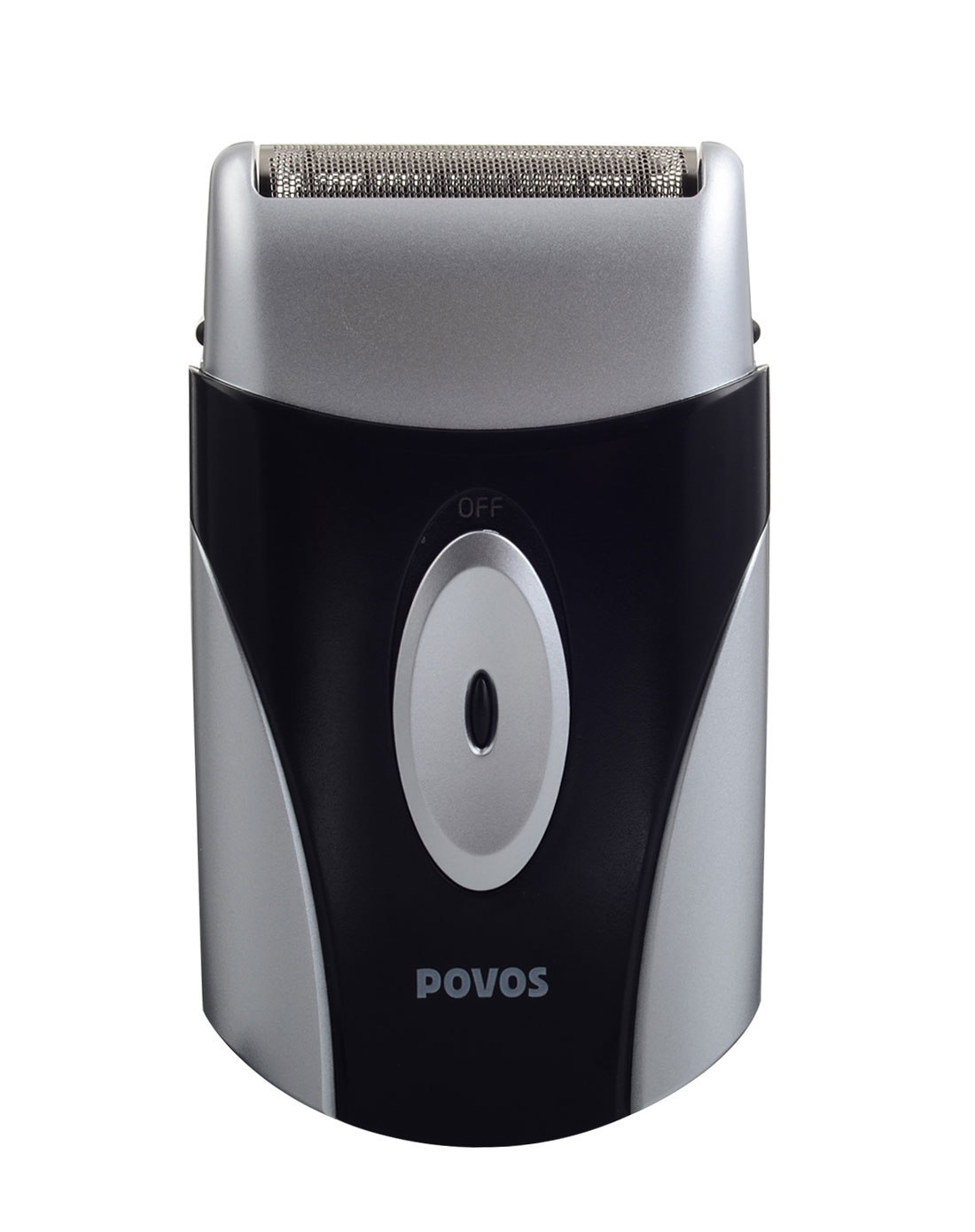 男士黑银往复式干电池剃须刀