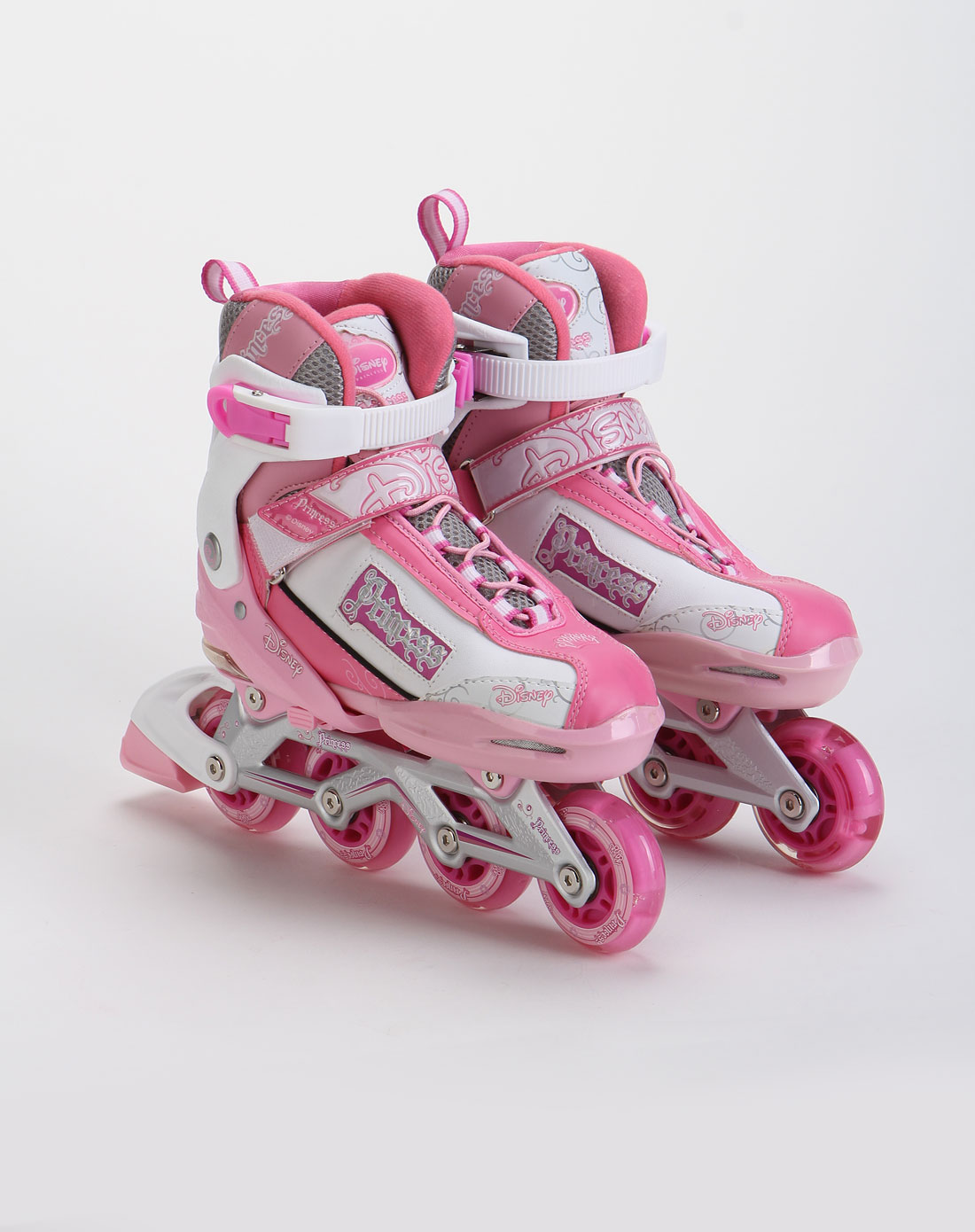 粉色旗舰直排旱冰鞋