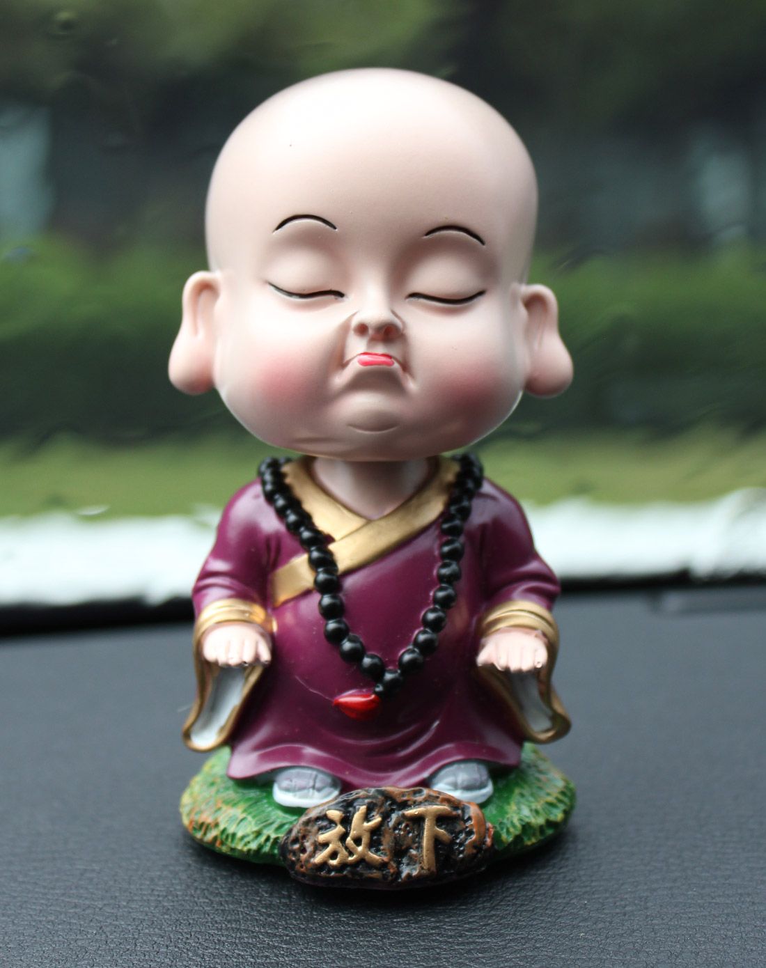 卡通大头小沙弥 "放下" 款