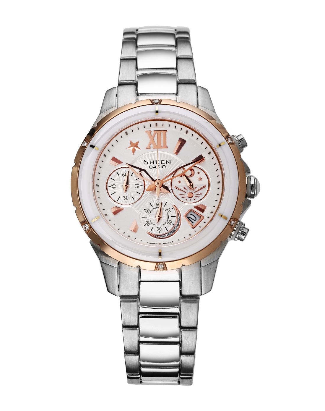 sheen系列时尚镶钻指针系列石英女表