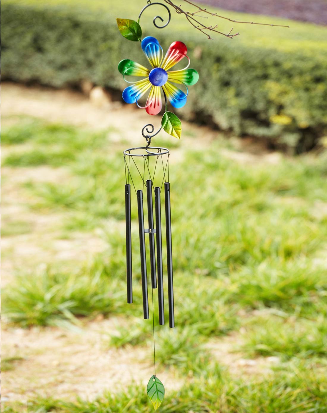 手工立体风炫手绘铁艺钢管音乐风铃