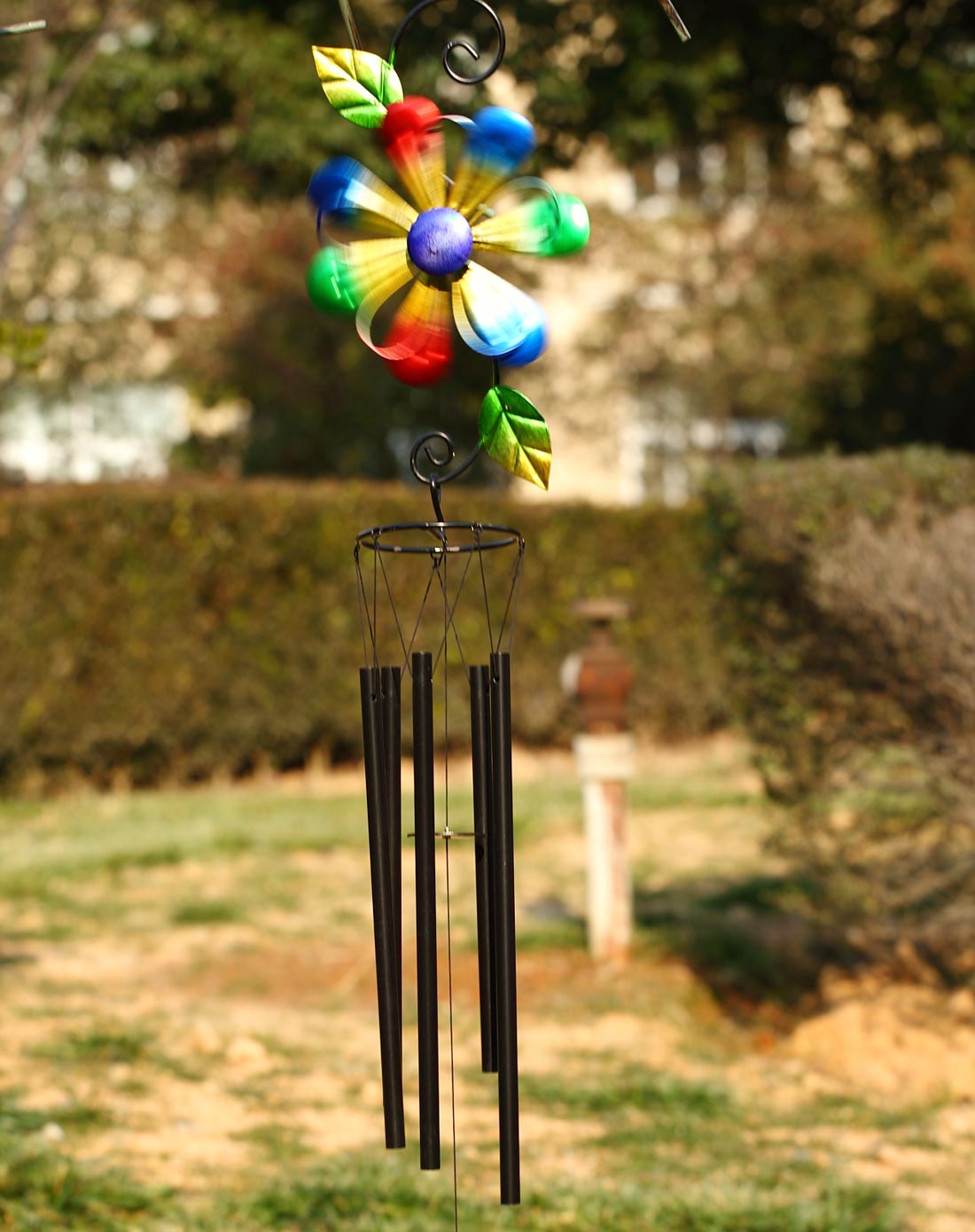 手工立体风炫手绘铁艺钢管音乐风铃