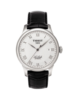 天梭tissot 力洛克系列白色机械男表t41.1.423.33