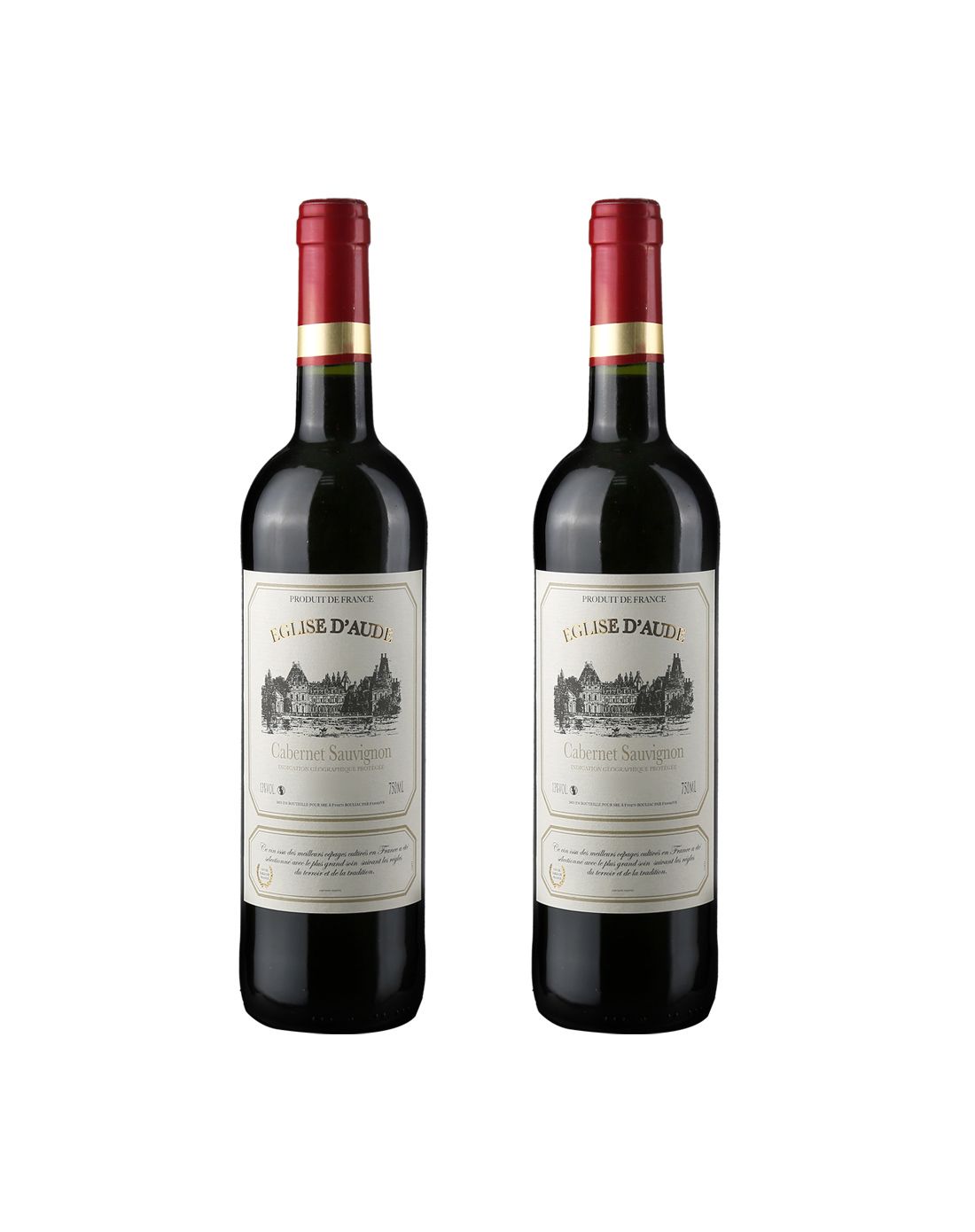 周年盛典奥德小教堂干红葡萄酒750ml两瓶装