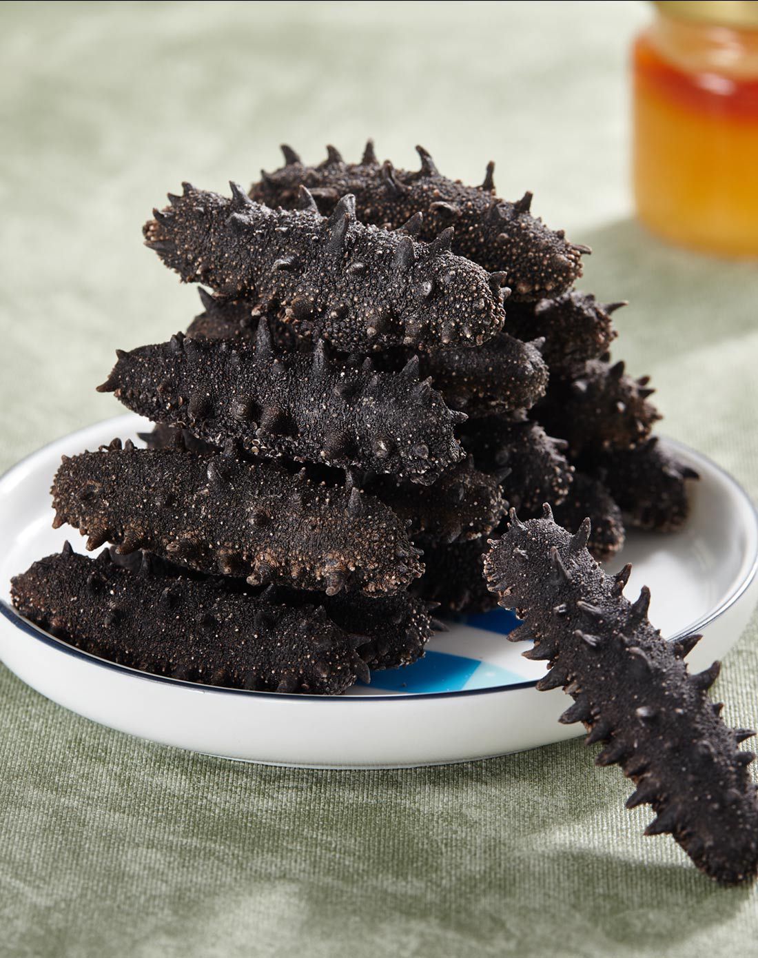 悦品堂大连深海一级淡干海参500g5565只送同款50g