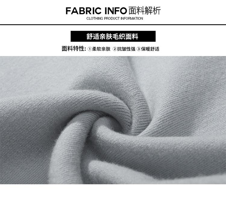 女性绿豆灰长袖中长款连衣裙显瘦圆领针织裙子毛衣