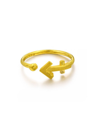 黄金射手座戒指