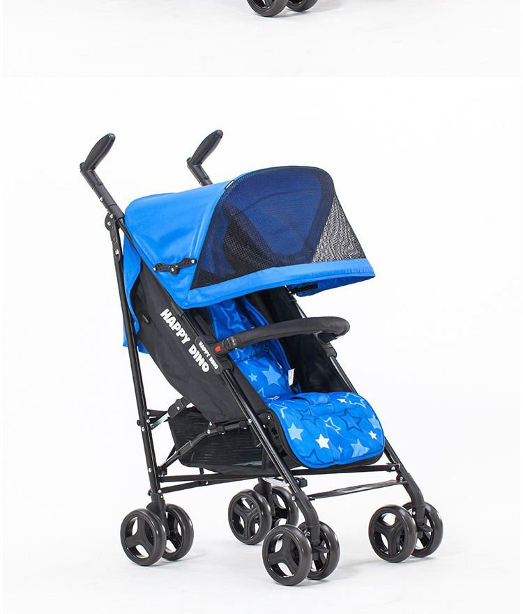 小龙哈彼轻便全篷婴儿手推车蓝色