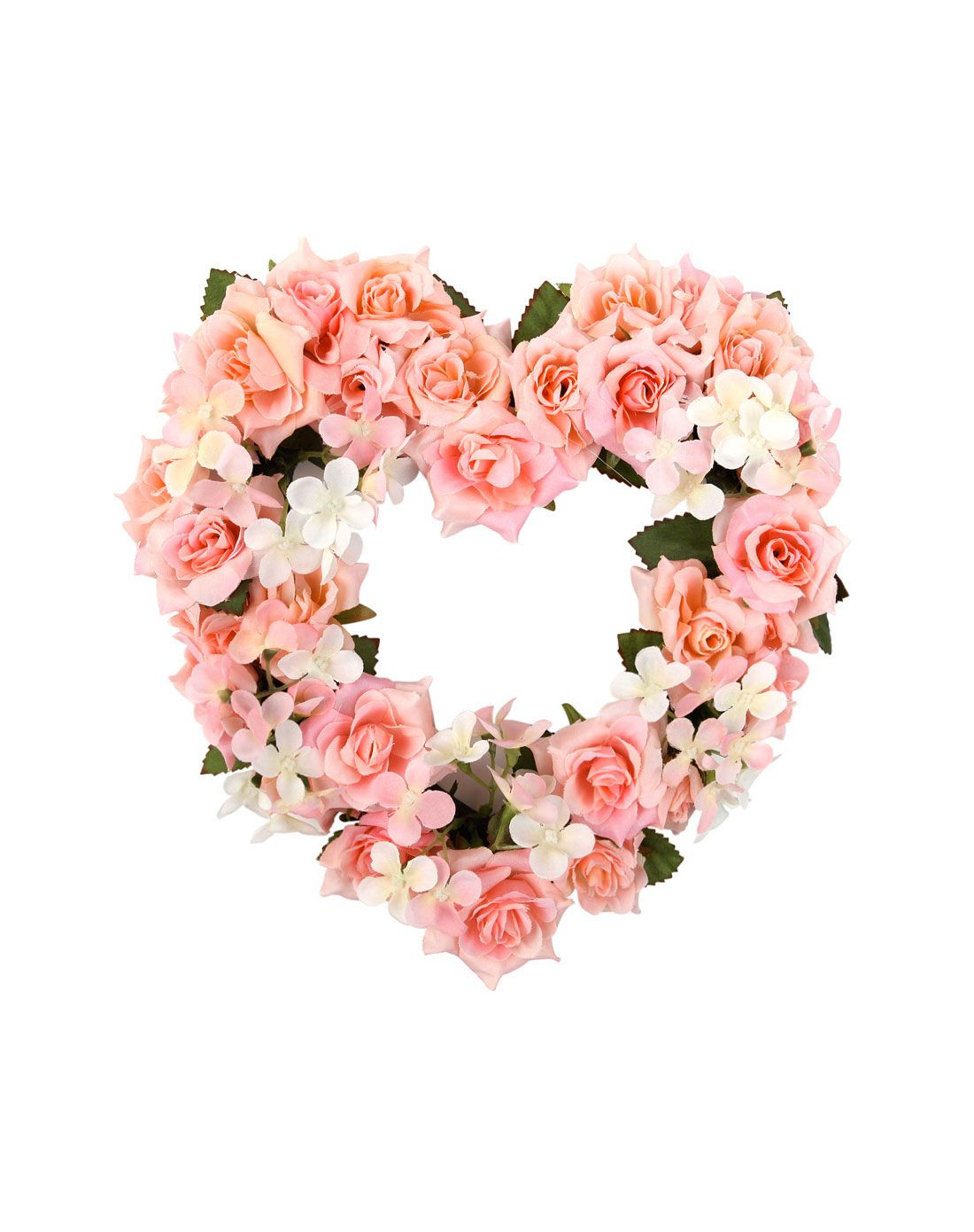 甜美公主心形装饰花环
