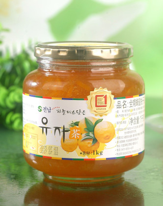 从苦涩水果中发现的甜蜜全南蜂蜜柚子茶1kg