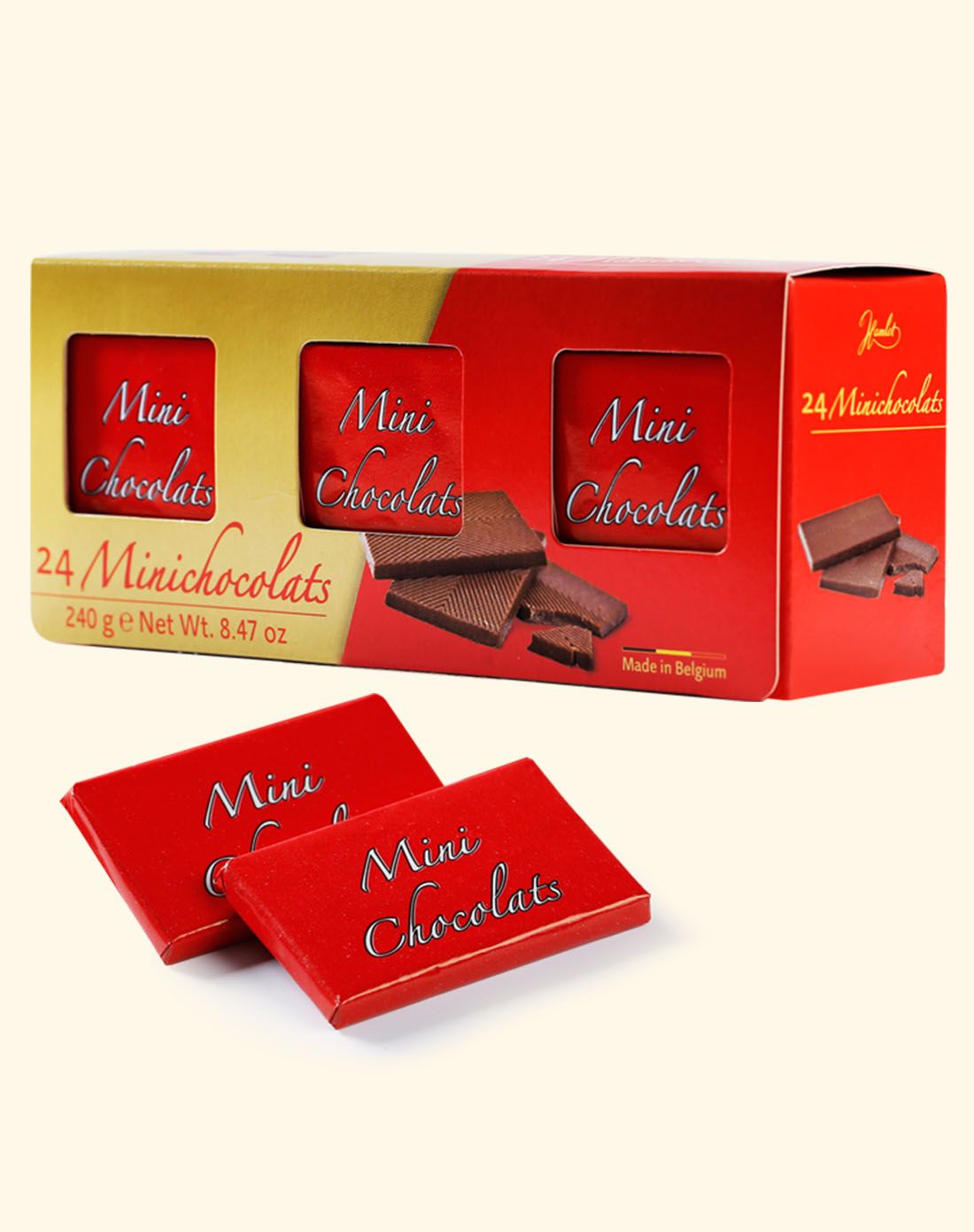 hamlet哈姆雷特臻薄丝滑香浓醇厚迷你牛奶巧克力240g