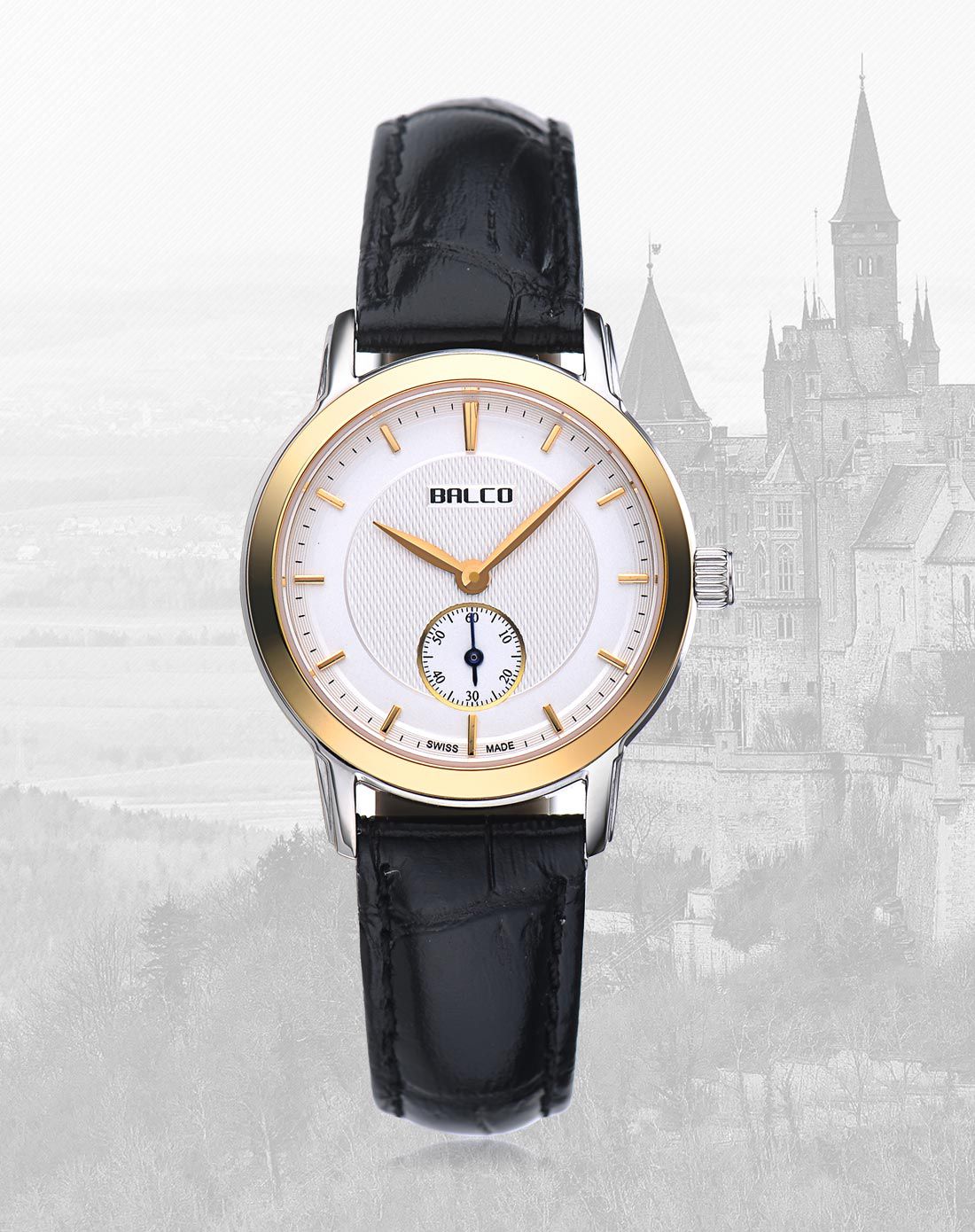 瑞士拜戈网络特供简约白面石英女表