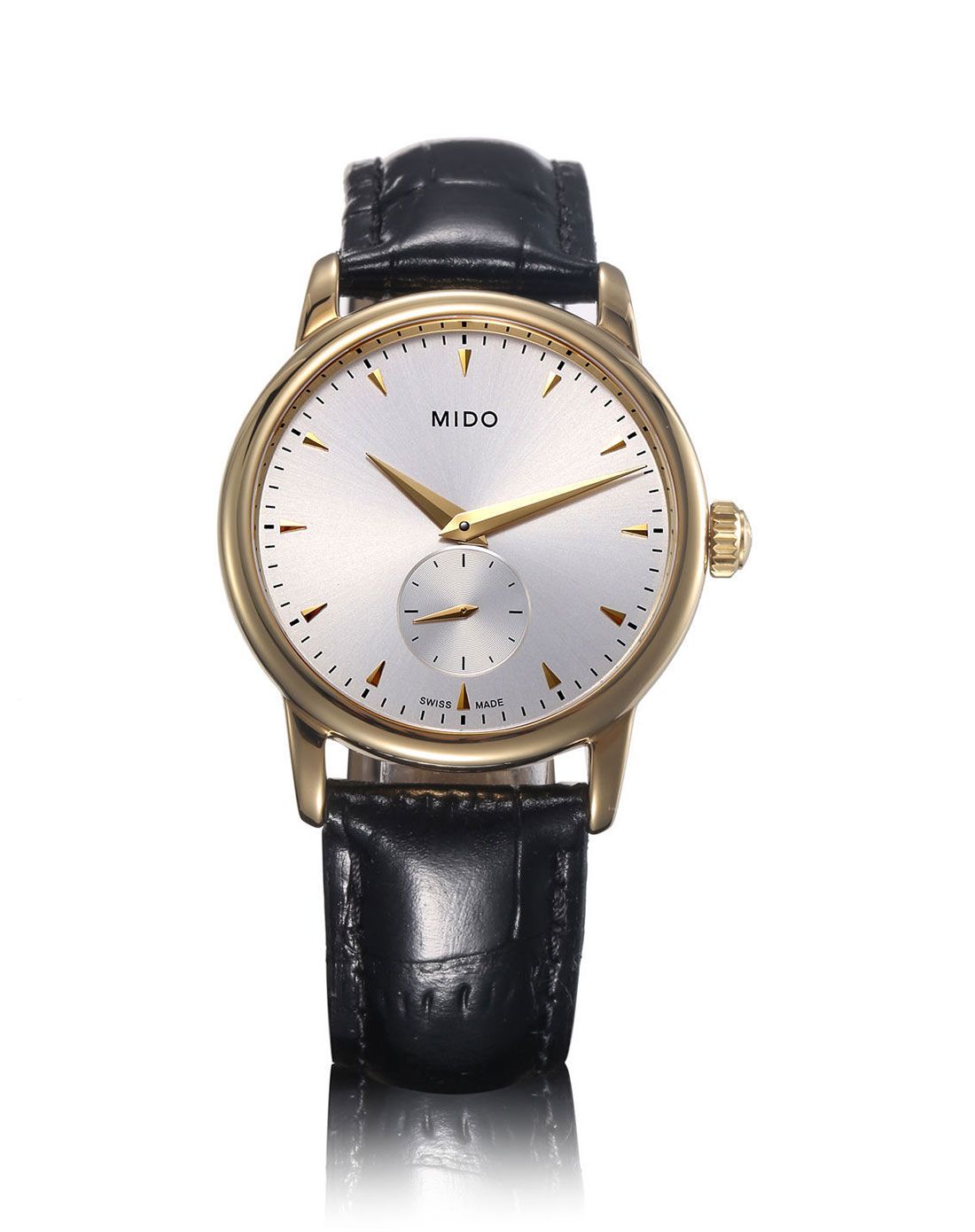 mido 贝伦赛丽系列手动机械银色男表m900.405.16.031.20