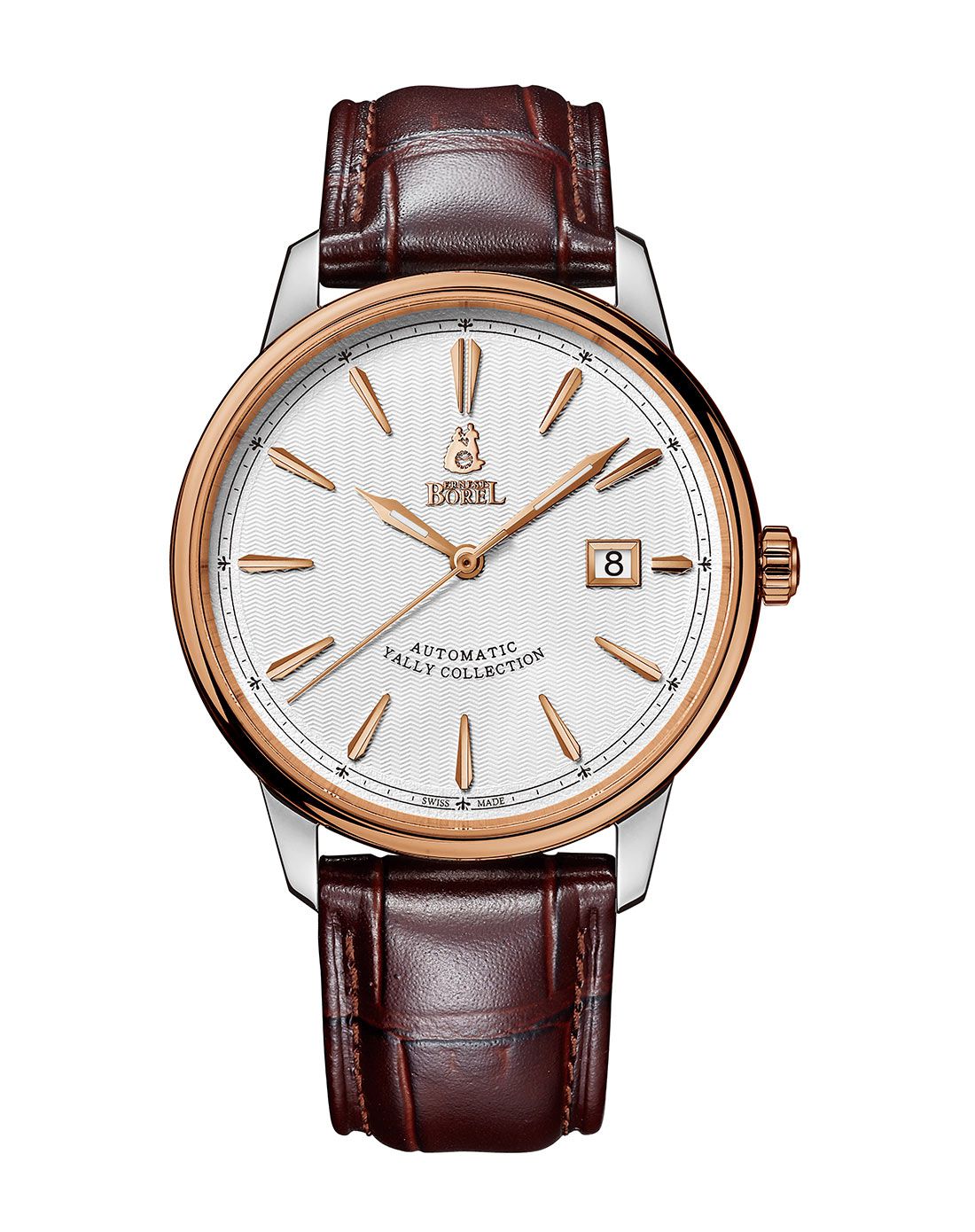 依波路雅丽系列大开面透底机械男表