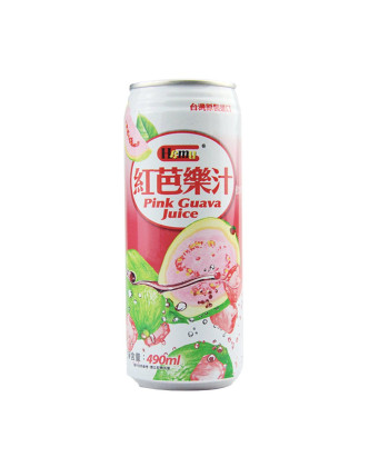 台湾进口hamu红番石榴汁红芭乐汁饮料490ml4件起售
