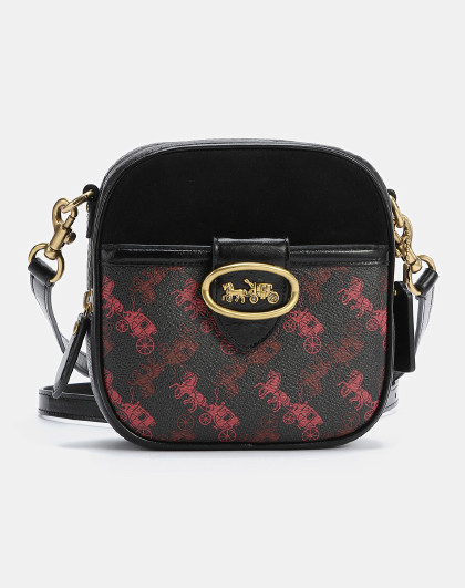 coach 马车印花标志相机包