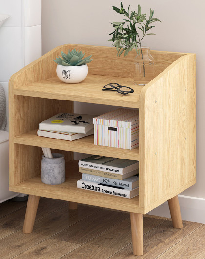 简易床头柜简约现代置物架床边卧室收纳柜北欧迷你小型柜子储物柜