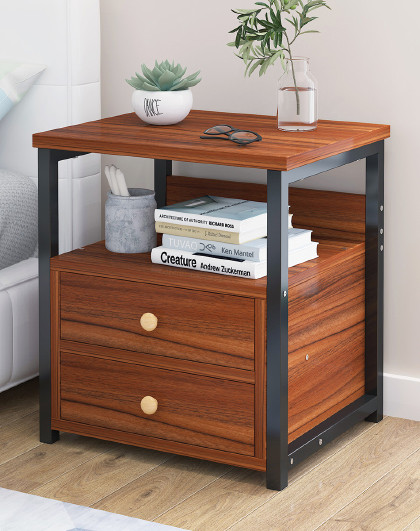 简易床头柜简约现代置物架床边卧室收纳柜北欧迷你小型柜子储物柜