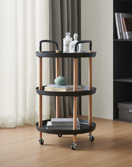 厨房置物架多层菜篮子收纳架家用多功能可移动落地放果蔬储物架子