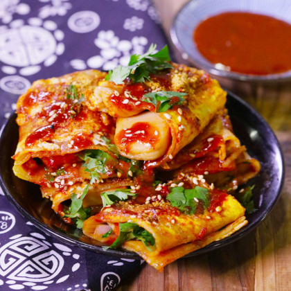 东北特产烤冷面方便速食早餐面哈尔滨小吃烤冷面带酱冷面500g3